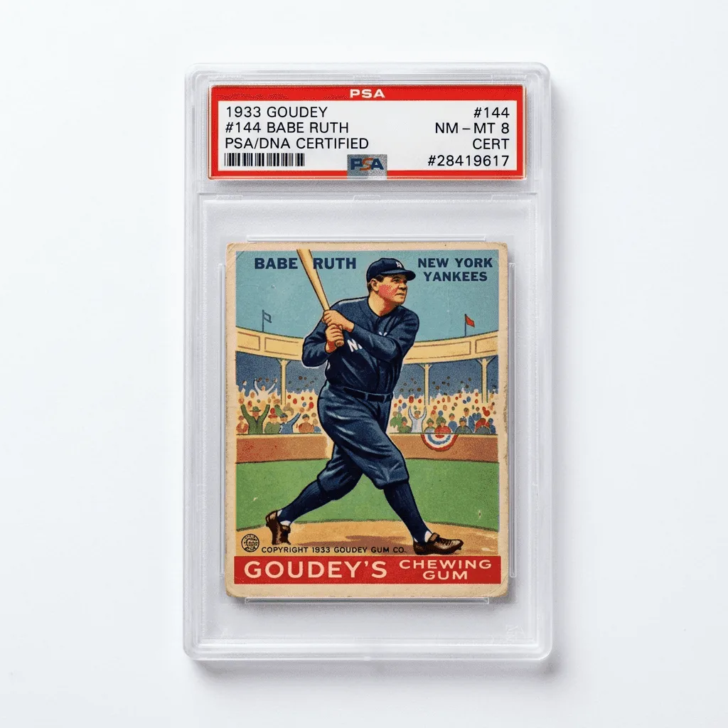 Vintage Baseball Chrome Card