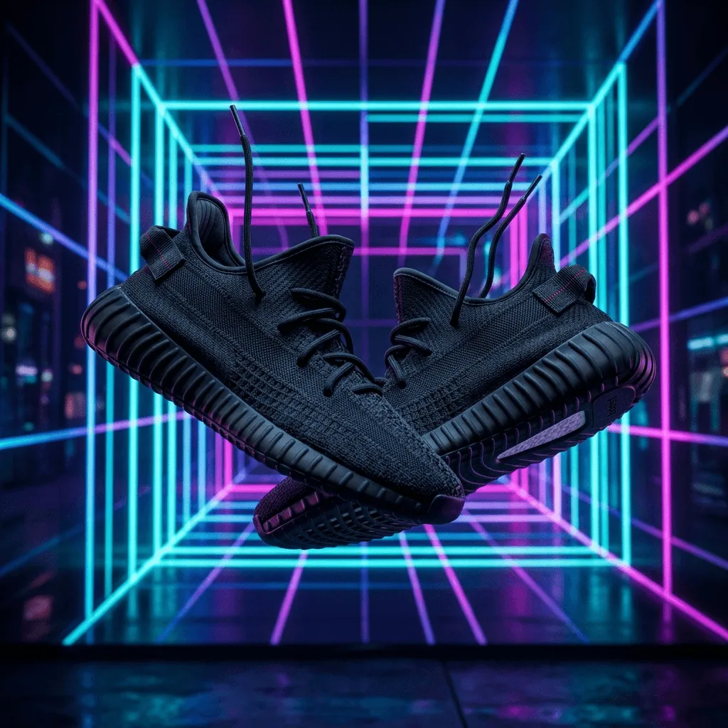 Adidas Yeezy Boost 350 V2 'Onyx' Sneakers (Size 10 US)